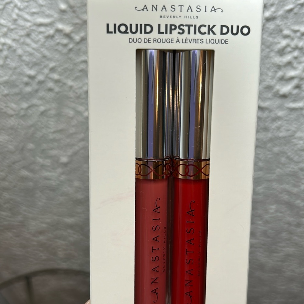 Anastasia liquid lipstick duo. Brand new never opened. Two shades.